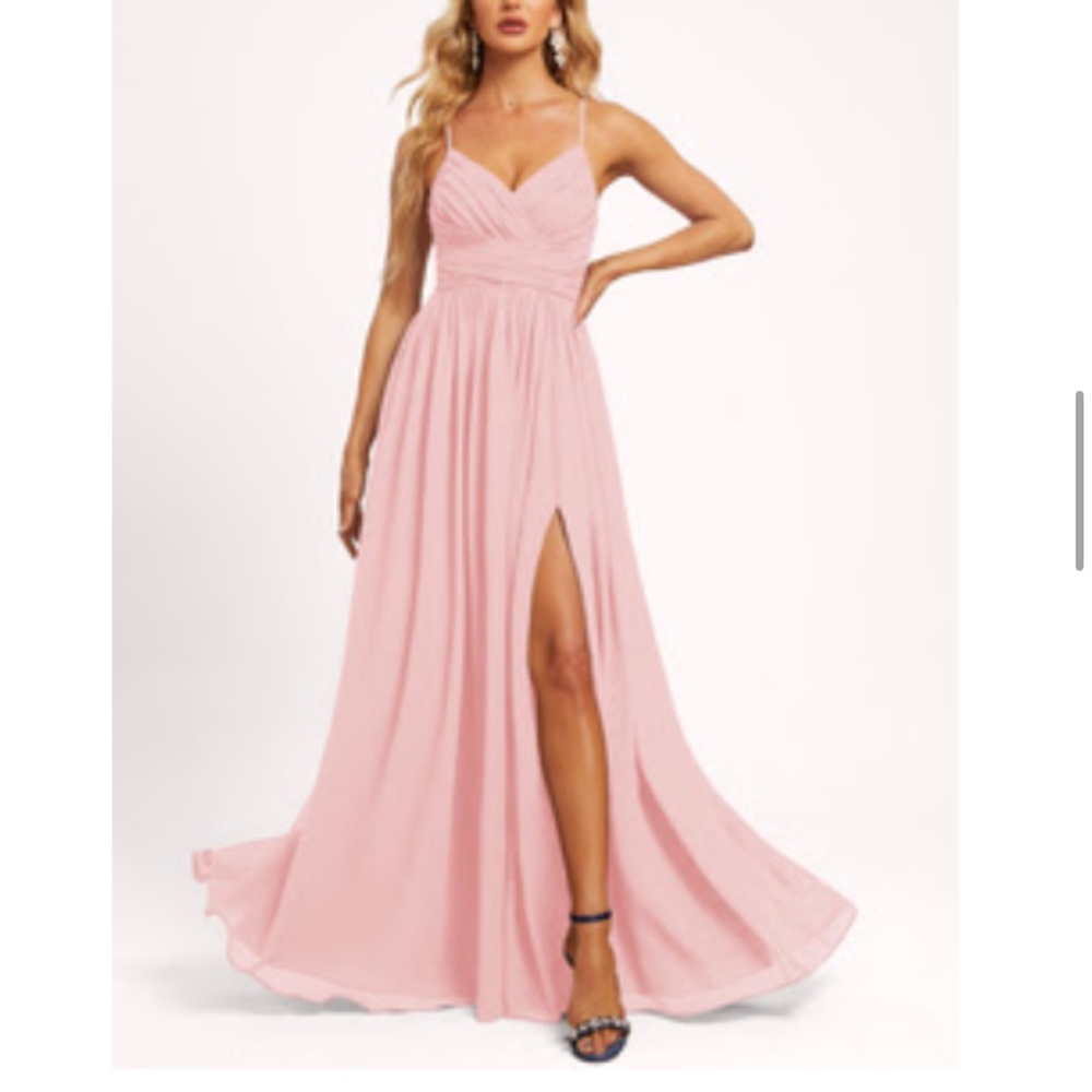 Pink formal gown